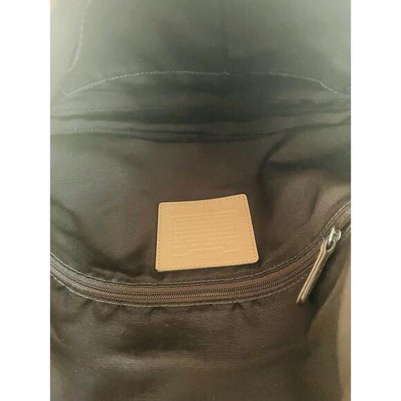 Coach SOHO Signature C Canvas Leather black Shoulder bag HandBag 10578 - Picture 9 of 10